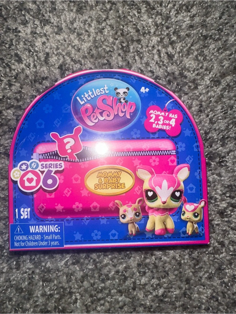 Littlest Pet Shop Series 6 Mommy & Baby Surprise Set #493, #494, & #495
